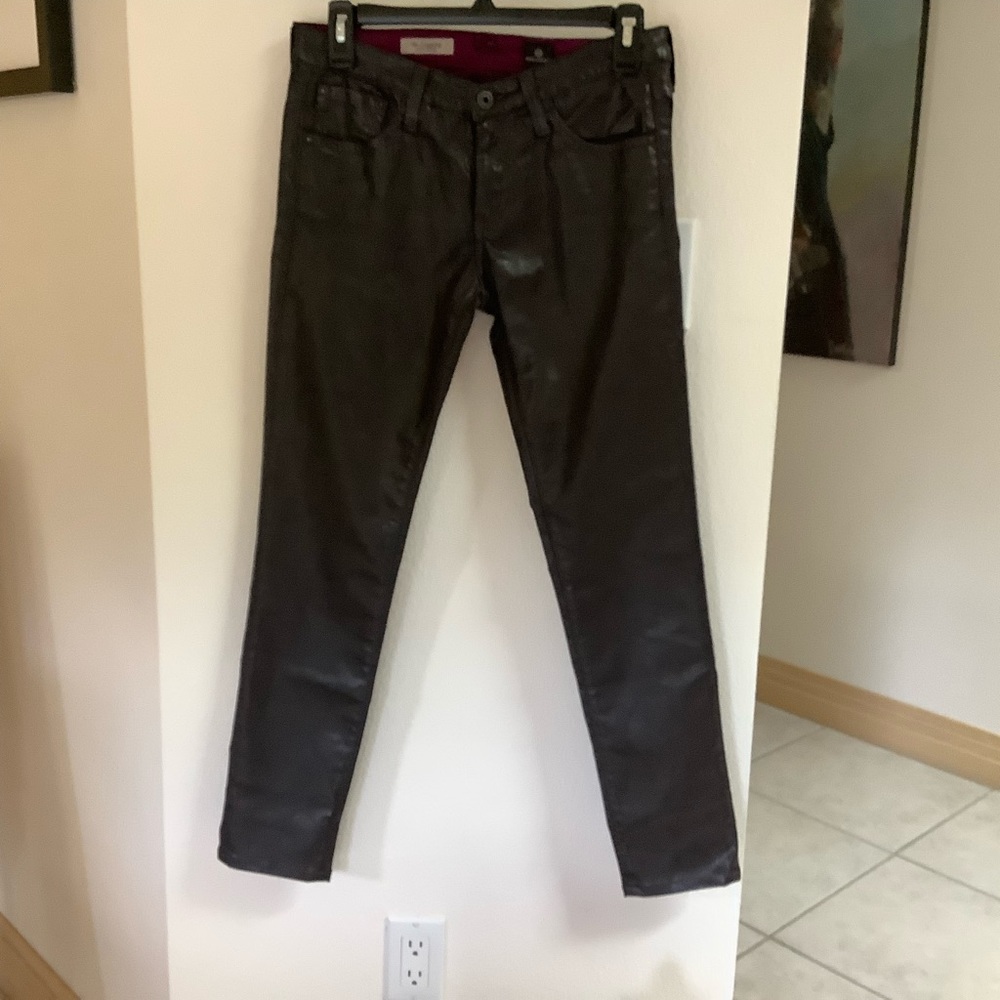 AG The Legging, Brown Leatherette